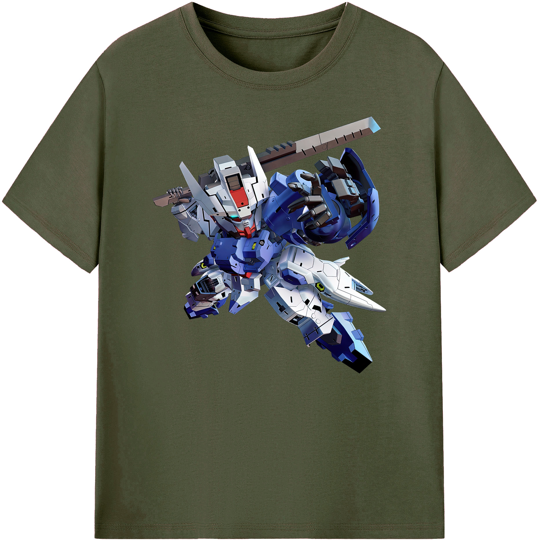 （画像用） 機動戦士ガンダム Mobile Suit Gundam 綿100％ メンズ半袖Tシャツ｜肌触りやわらか＆通気性